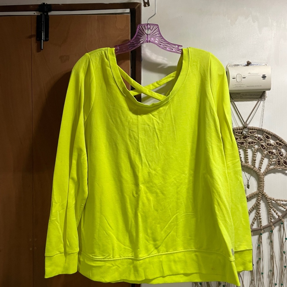 Torrid Neon Yellow Sweatshirt ‘Activewear’
